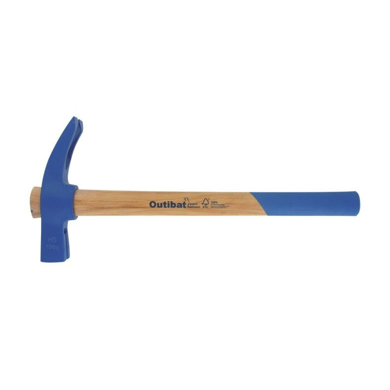 Martillo de encofrado de Outibat - Mango de madera barnicida