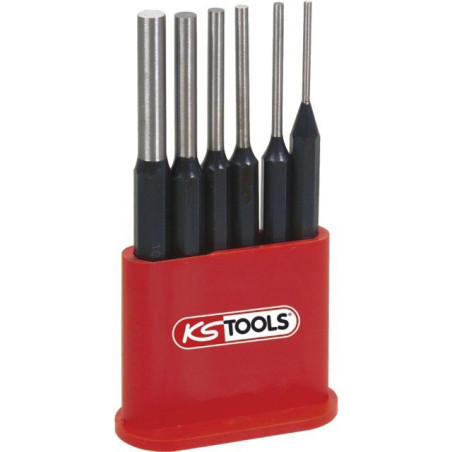 SET OTTAGONALE DI RINCHISSONI A PERNI KS TOOLS A 6 PEZZI CON BASE COMPOSITA
