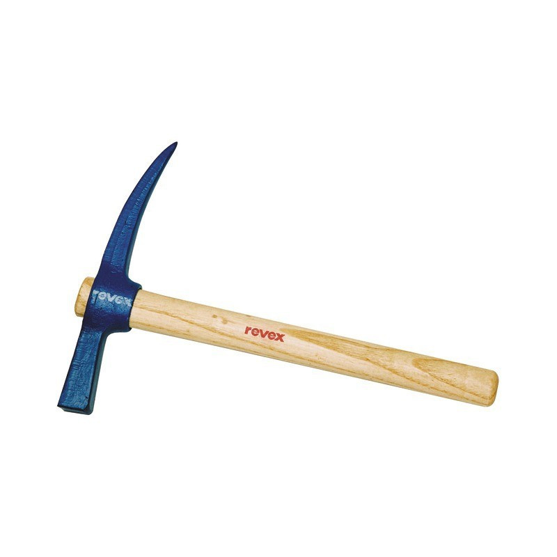 MARTELLO A TESTA E PICCONE CON MANICO IN LEGNO 750 GR REVEX