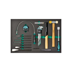 MODULE D'OUTILS A FRAPPER DE 22 PIECES POUR SERVANTE 7 TIROIRS