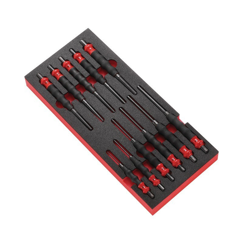 CHASSES GOUPILLES ET CLOUS AVEC POIGNEE PROTECTION MODULE DE 11 PIECES FACOM