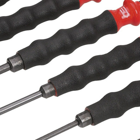 CHASSES GOUPILLES AVEC POIGNEE PROTECTION JEU DE 7 PIECES FACOM