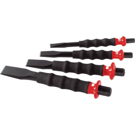 CINCELES Y FUNDAS DE CINCEL CONJUNTO DE 4 PIEZAS
