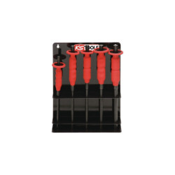 KS TOOLS MANGO DE PASADOR DE PARED DE 5 PIEZAS CON PROTECCIÓN DE MANGO DE 6 A 14 MM