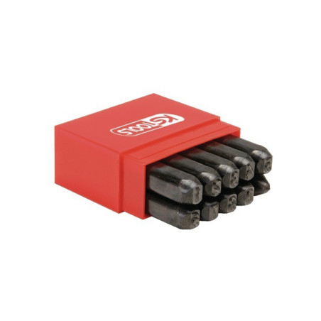 SCHLAGNUMMERN 0-9 SCHACHTEL MIT 10 STÜCKEN KS WERKZEUGE