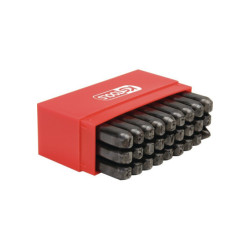 LETTERE DA COLPIRE ALTA 5 MM E SET DI AGO DA 26 UTENSILI KS