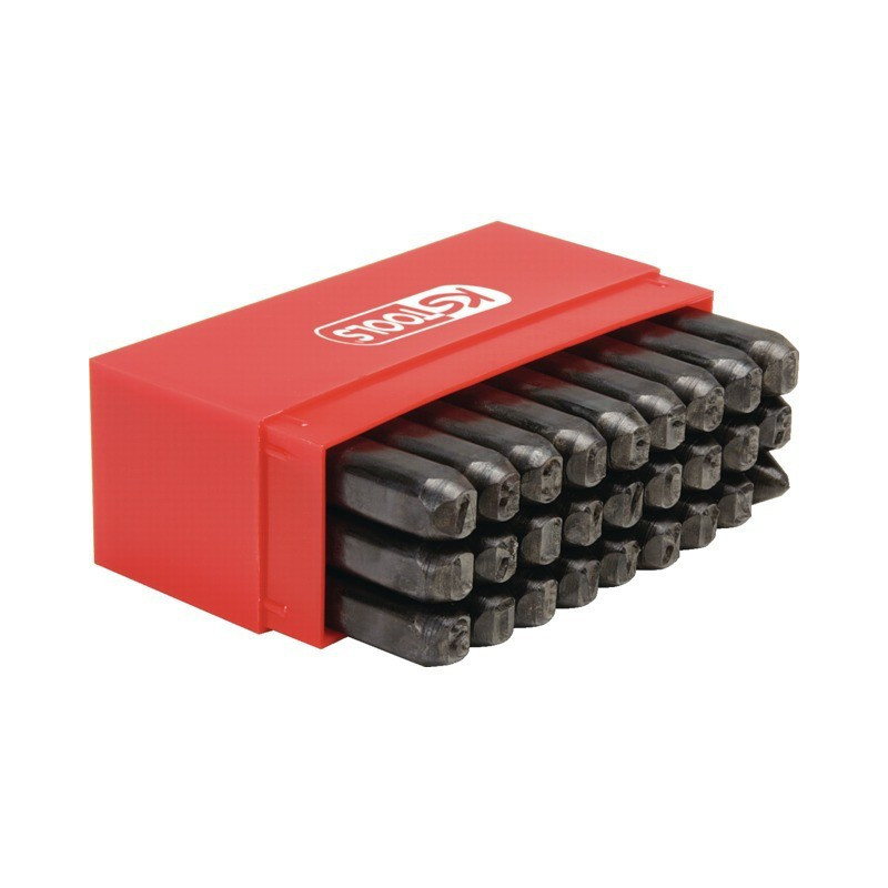 LETTERE DA COLPIRE ALTA 5 MM E SET DI AGO DA 26 UTENSILI KS