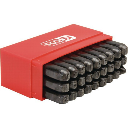 LETTERE DA COLPIRE ALTA 5 MM E SET DI AGO DA 26 UTENSILI KS