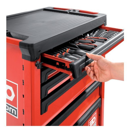 SERVANTE ROLL M3 6 TIROIRS ROUGE FACOM