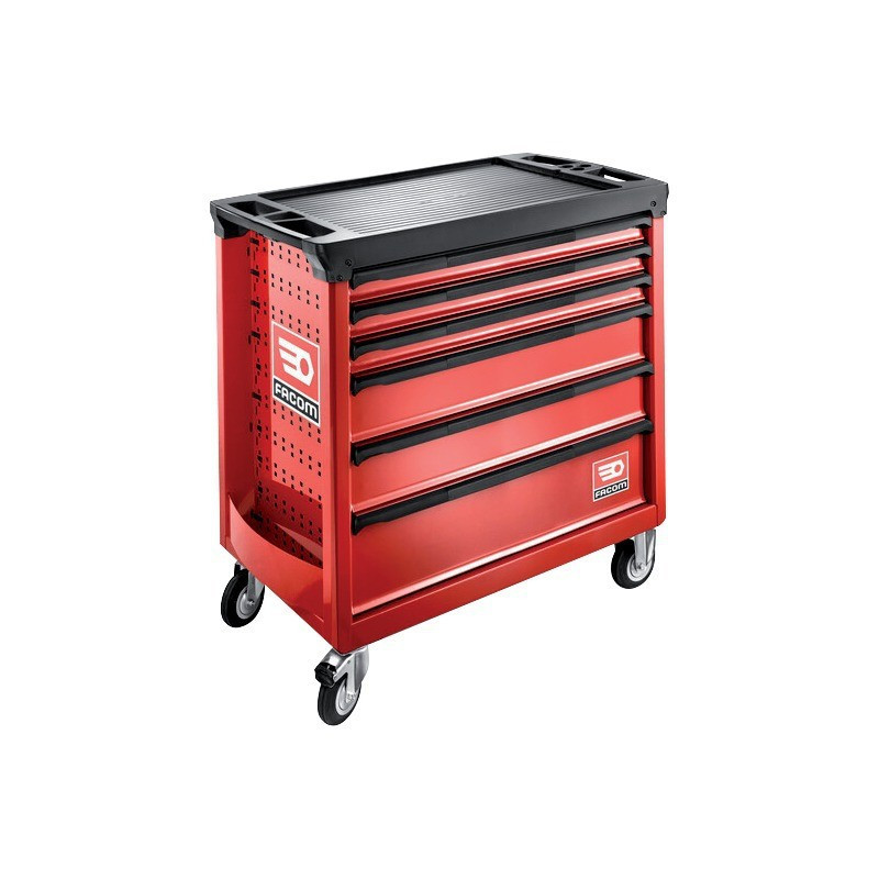 SERVANTE ROLL M4 6 TIROIRS ROUGE FACOM