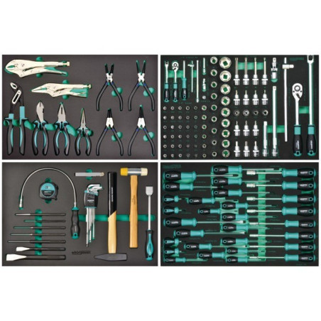 WHIRLPOWER 7-DRAWER 148-TOOL MOBILE TROLLEY