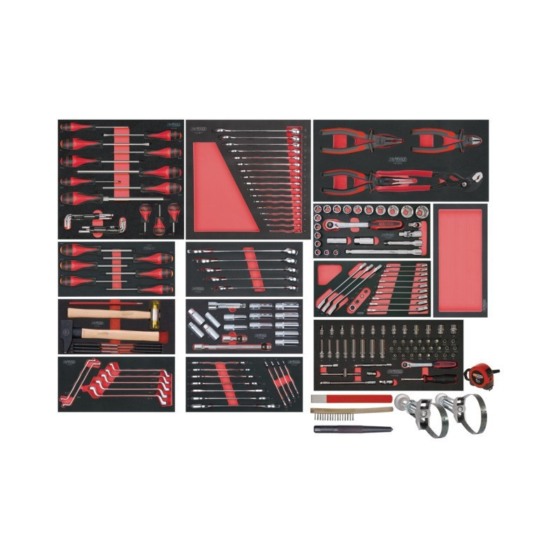 ULTIMATE TROLLEY 7 CASSETTI 206 UTENSILI KS TOOLS