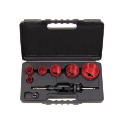 LOCHSÄGEN 22 BIS 68 MM + 2 BOHRER SET VON 6 KS WERKZEUGSÄGEN