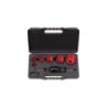 SEGHE A TALPA 22-68 MM + 2 MANDRINI SET DI 6 SEGHE KS TOOLS