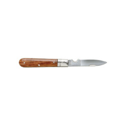 Coltello elettrico L200 Manico in legno e tacca per scapacci