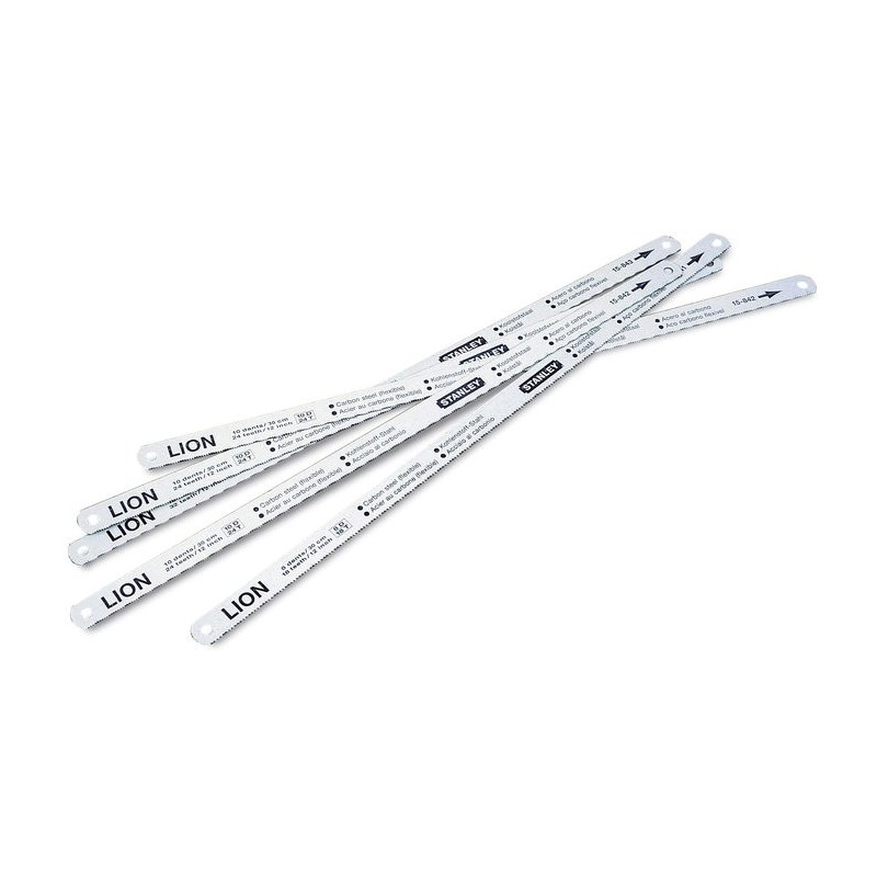 Lama LION Stanley Hacksaw - 10 denti/pollice - Lunghezza 300 mm - Venduta come 2