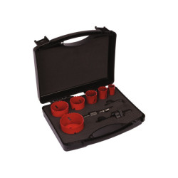 Kit completo bimetallo HSS per trapano SCID - 6 punte - Speciale idraulico