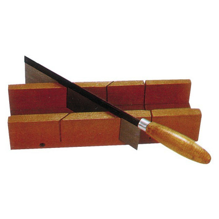 HOUTEN VERSTEKBAK MET 300 MM ACHTERZAAG