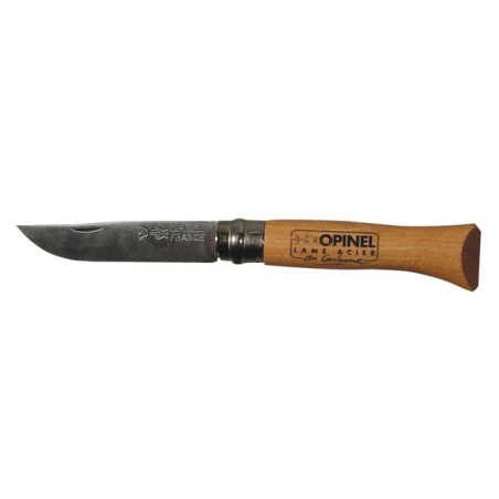 CUCHILLO OPINEL HOJA DE ACERO AL CARBONO N°7