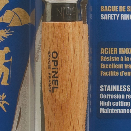 COLTELLO IN ACCIAIO INOX BLISTER OPINEL N°09