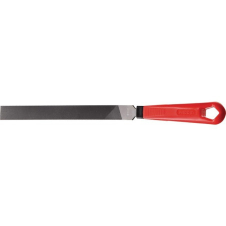 SEMI-ZACHTE PLATTE VIJL MET HANDVAT LG 200 MM FACOM