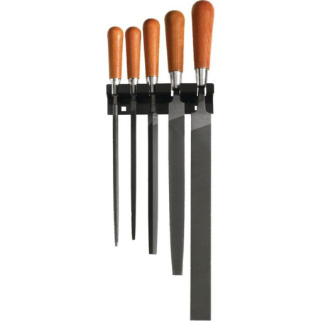 HOUTEN HANDVATVIJLEN LG 200 MM WANDBEUGEL VAN 5 KS TOOLS