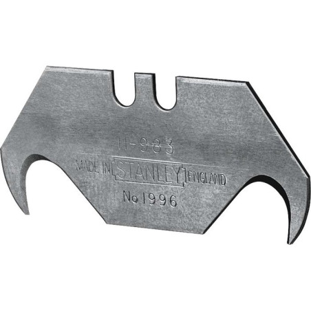 Hoja reversible de cuchillo de 1996 - Gancho grande - Funda de plástico de 5 piezas - Stanley