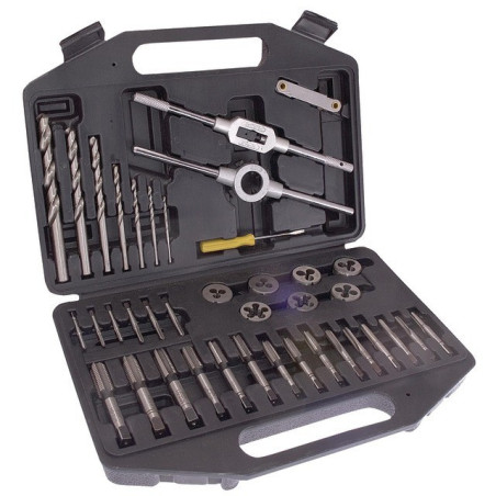 TAPS DIE DRILL HSS SET VAN 39 STUKKEN RISS