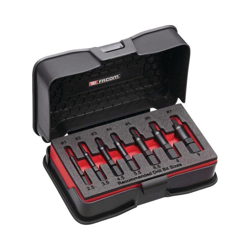 JUEGO ROTO DE EXTRACTOR DE TORNILLOS Y PERNOS DE 7 FACOM