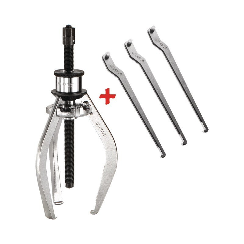 2 EN 3 KLAUWEXTRACTORS VOOR BINNEN/BUITENSTOPCONTACTEN 140MM FACOM