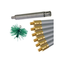 SCHORNSTEINFEGER-SET Ø 200 MM 8 STÜCK KS WERKZEUGE