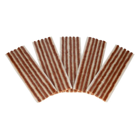 Solution rapide et facile pour réparer les pneus endommagés : cordons marron SEALFIX.