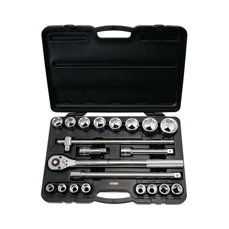 PRESE E ACCESSORI DA 3/4" SET KS TOOLS DA 21 PEZZI