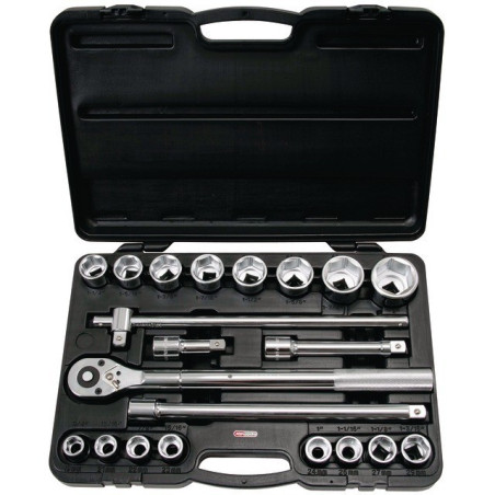 PRESE E ACCESSORI DA 3/4" SET KS TOOLS DA 21 PEZZI