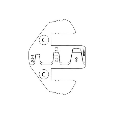 Krimpgereedschapsmatrijs - 678185C