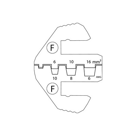 Pince da crimatura Die F - 678185F