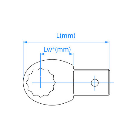 Embout polygonal métrique 11 mm - 34502111M