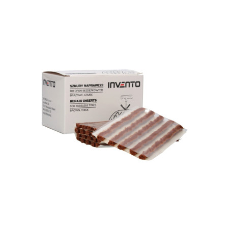 10 cm brown cords for quick tire repair, ideal for punctures caused by nails.