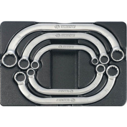 Chiave a scatola termoformata a mezza luna - 5 pezzi - 91905MR