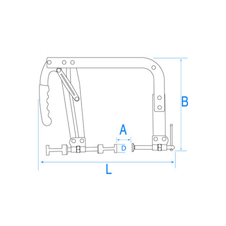 Tendeur pour ressorts de soupapes - 9AH025