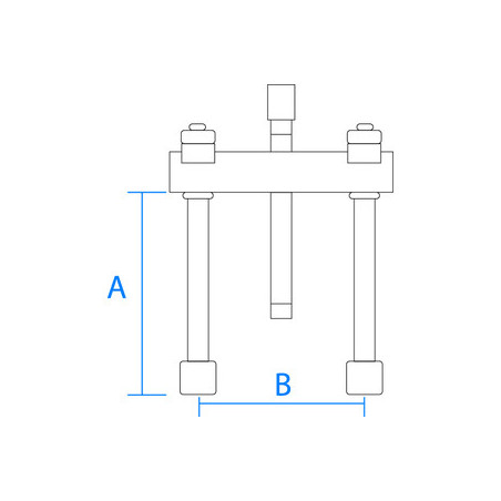 Foque para limpiaparabrisas delgado de 2 clavijas 195 mm - 9BA1110S