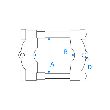 Fokverwijderaar voor 9BA1100-serie 60 mm - 9BA1202A