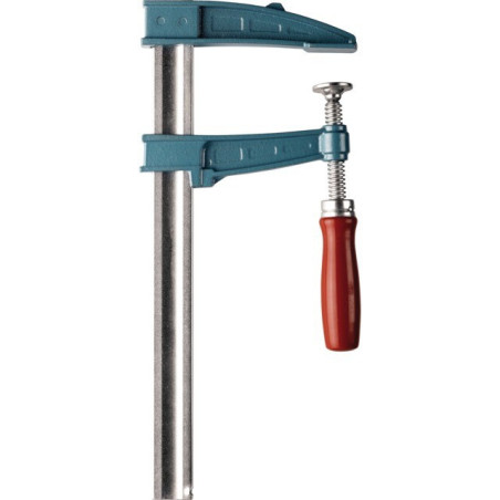 Schraubenklemme mit Holzgriff 90/30 Sect30x8 mm