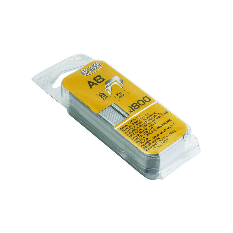 8 mm Klammern für den Tacker MEK5310m 5314M 5010 (Packung mit 1800)