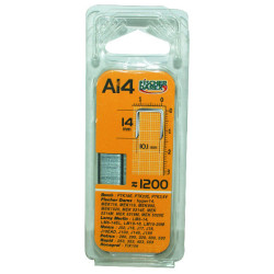 Graffette A14 da 14mm per cucitrice mek5314m multi5314m (scatola da 1200)