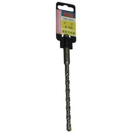 7MM BETONNEN SDS-BOOR + BULL LG 160MM PVC-BEUGEL