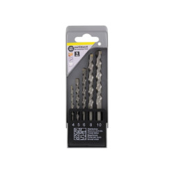 Set estándar de taladro para hormigón Master Tools - 5 piezas