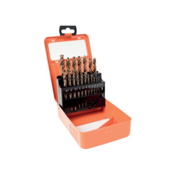 Coffret foret métaux HSS Cobalt - SCID - 19 pièces - De 1 à 10 mm