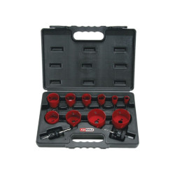 GATZAGEN 19 TOT 67 MM + 2 BOORKOPPEN + 1 VERLENGSET VAN 10 KS TOOLS-ZAGEN