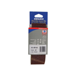 KORUNDUM ENDLESS SCHUURBAND 60X400 GR40 BLISTER VAN 3